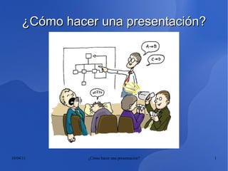 ¿Cómo hacer una presentación? 