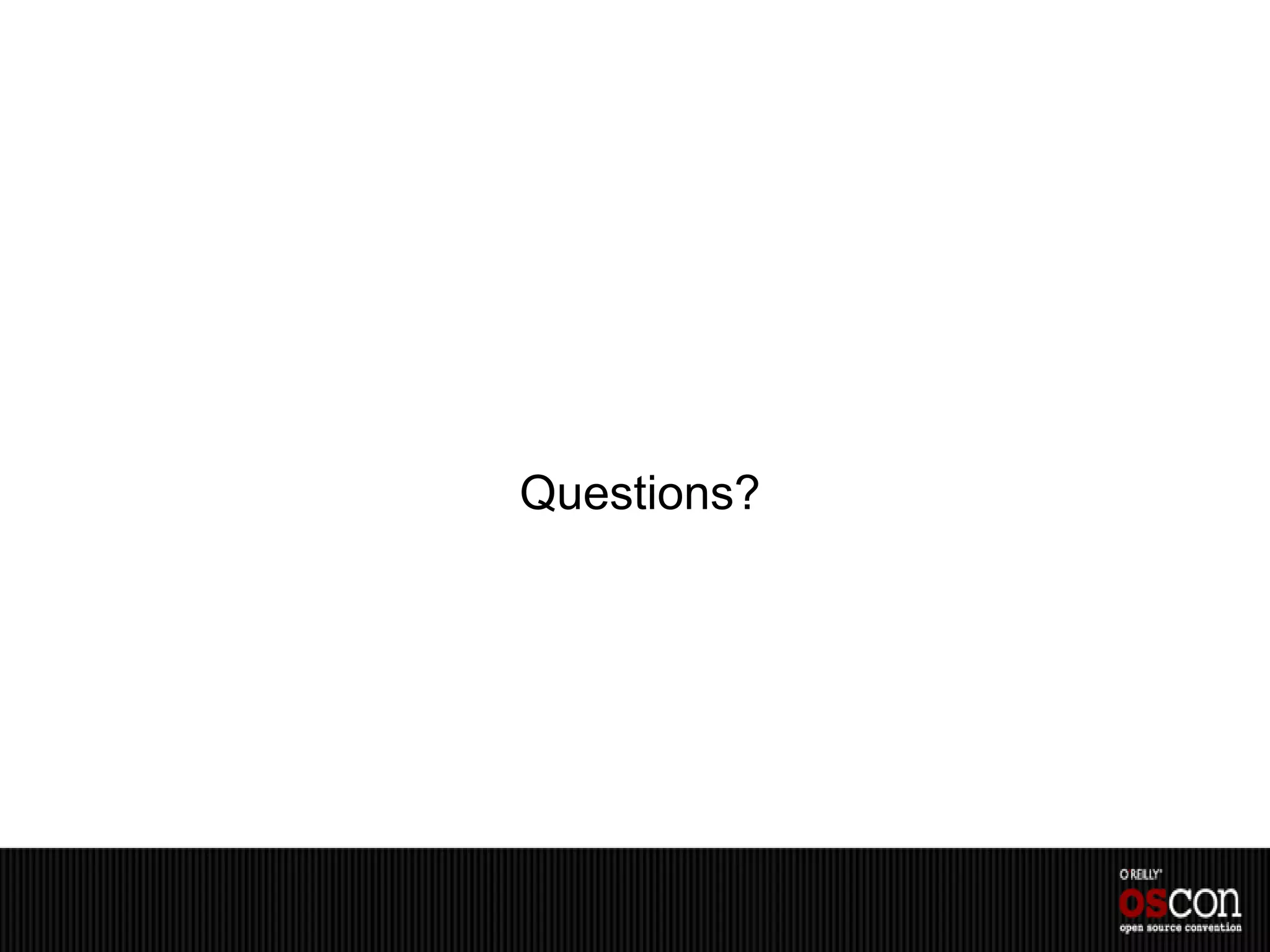 Questions?
 