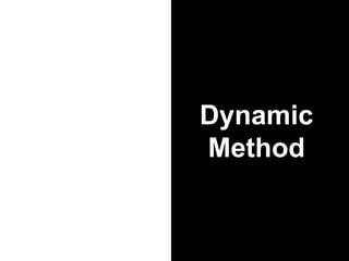 Dynamic
Method
 