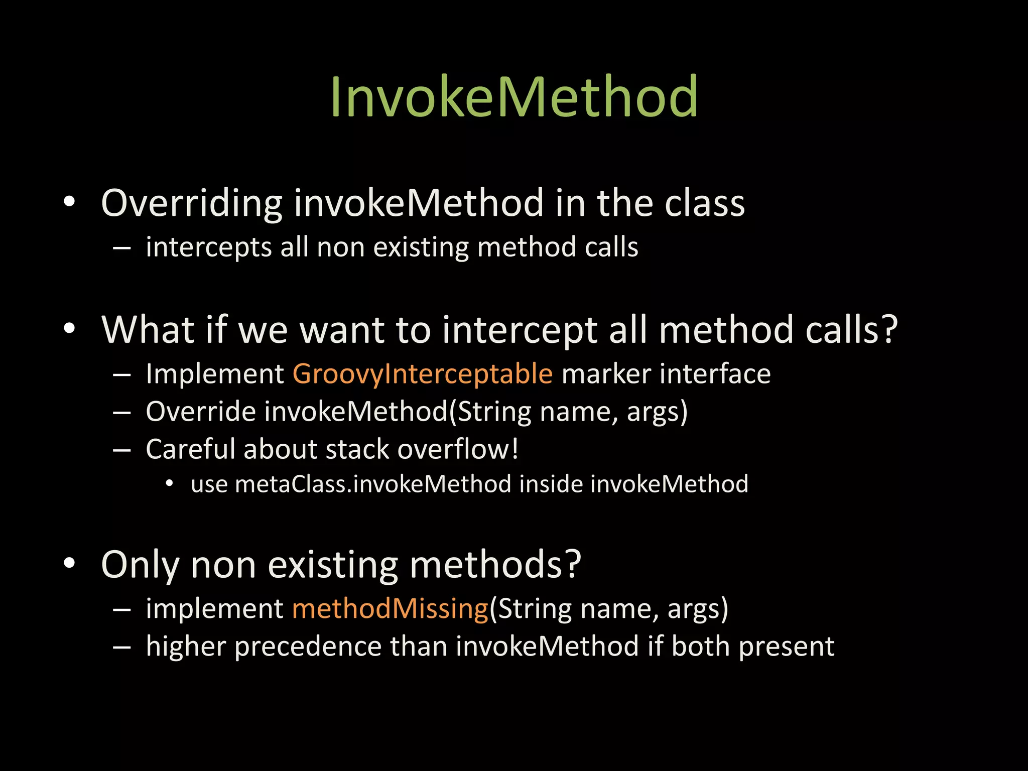 Metaprogramming Techniques In Groovy And Grails