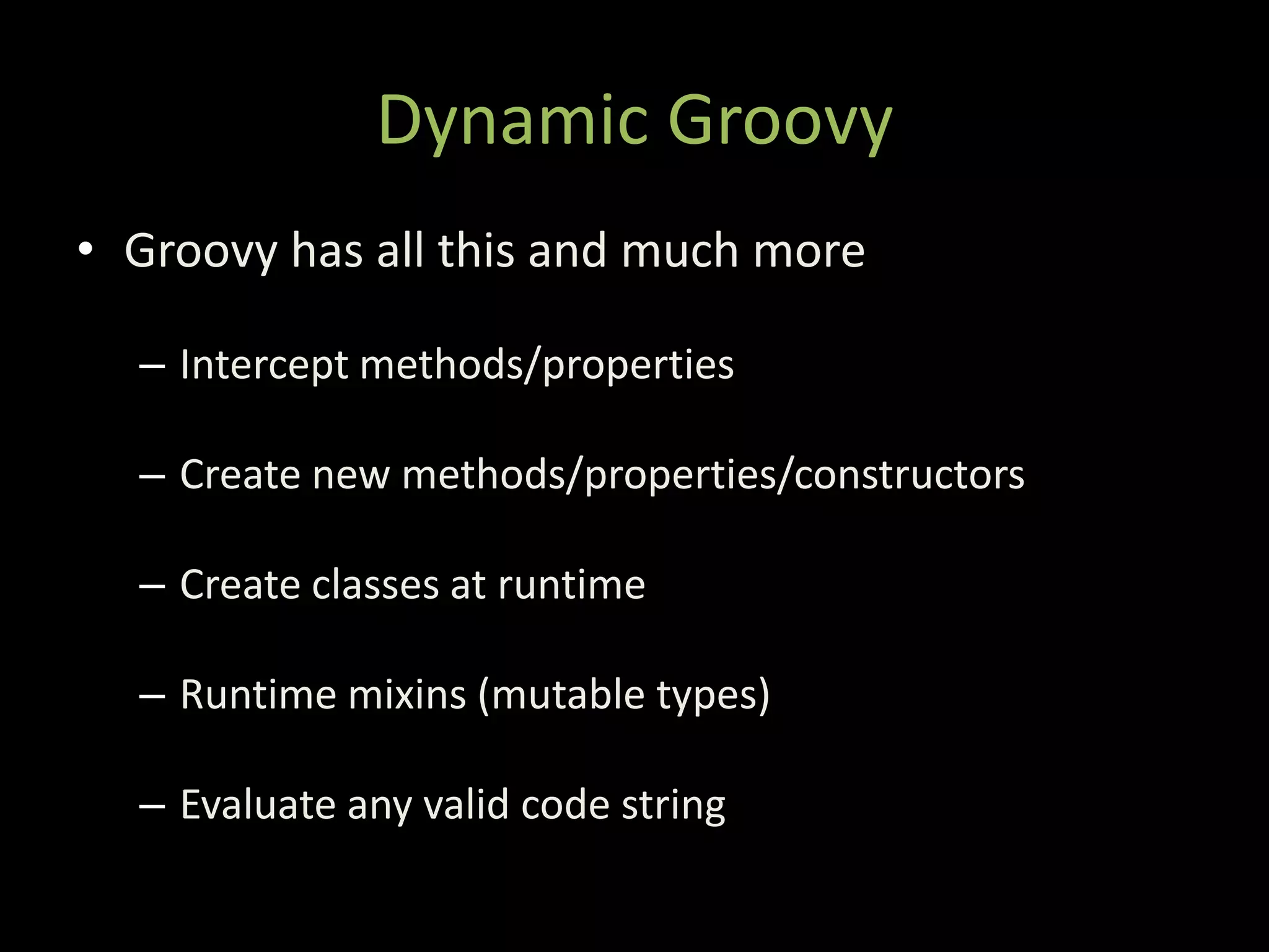 Metaprogramming Techniques In Groovy And Grails