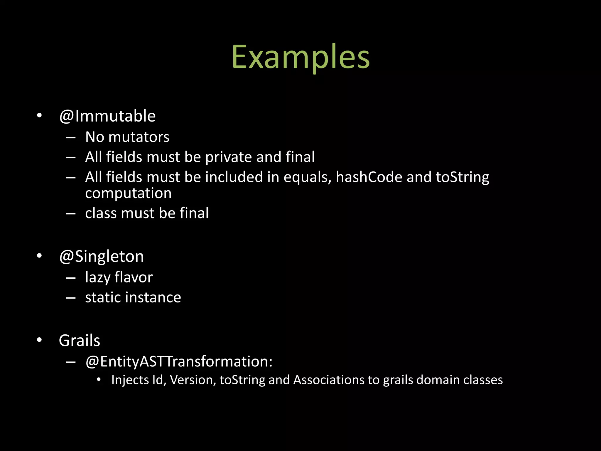 Metaprogramming Techniques In Groovy And Grails