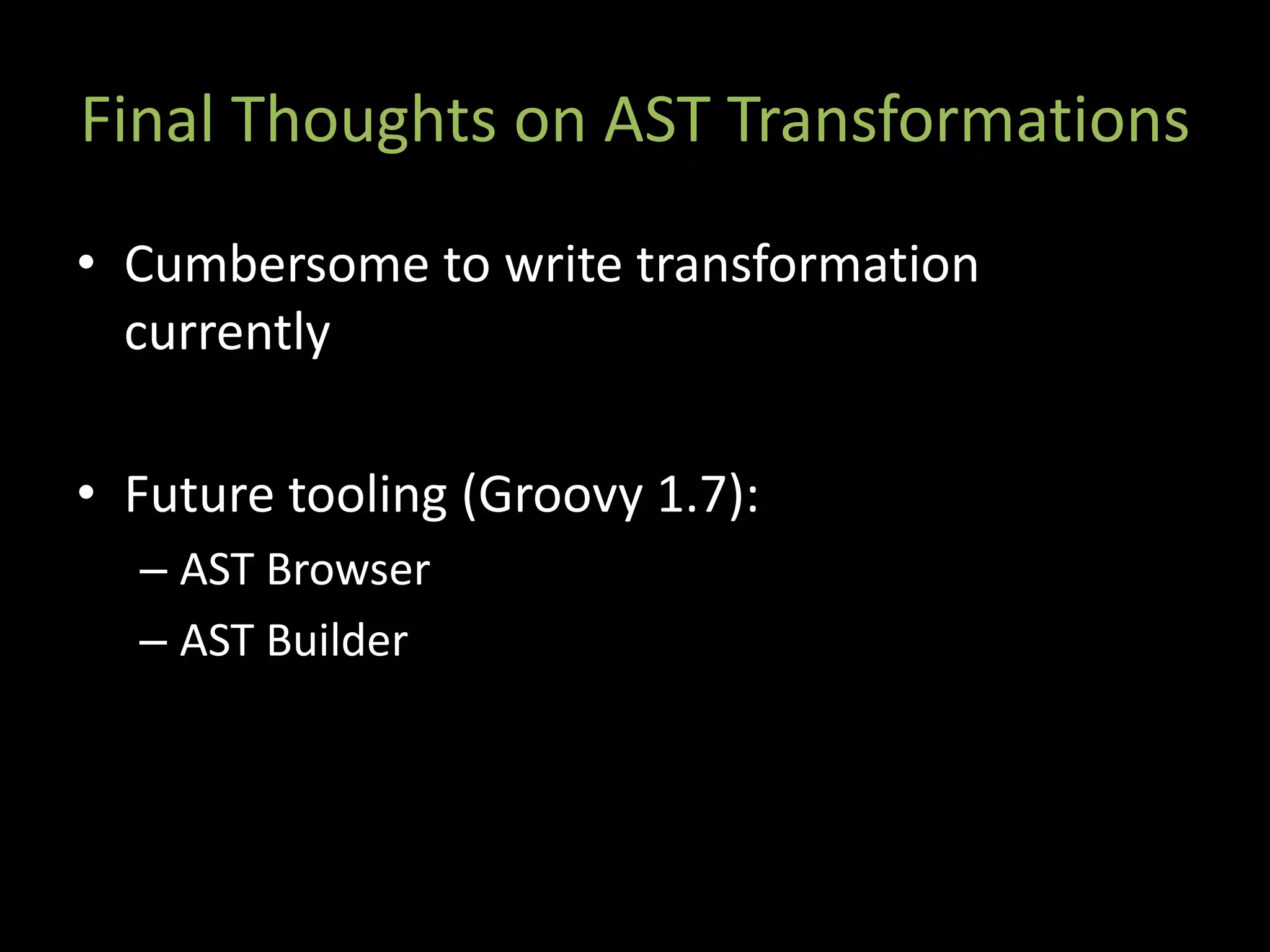 Metaprogramming Techniques In Groovy And Grails