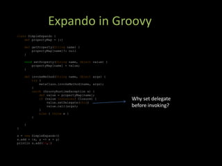 Metaprogramming Techniques In Groovy And Grails