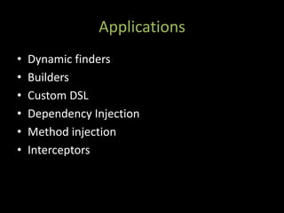Metaprogramming Techniques In Groovy And Grails