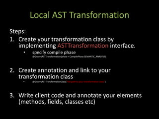 Metaprogramming Techniques In Groovy And Grails