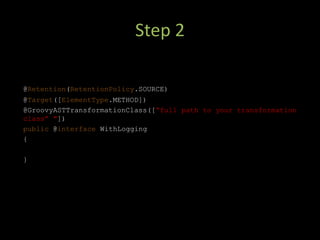 Metaprogramming Techniques In Groovy And Grails