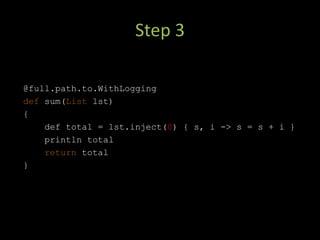 Metaprogramming Techniques In Groovy And Grails