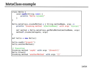 MetaClass example
14/54
 