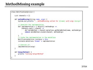 MethodMissing example
37/54
 