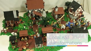 Local AST 
transformations 
 