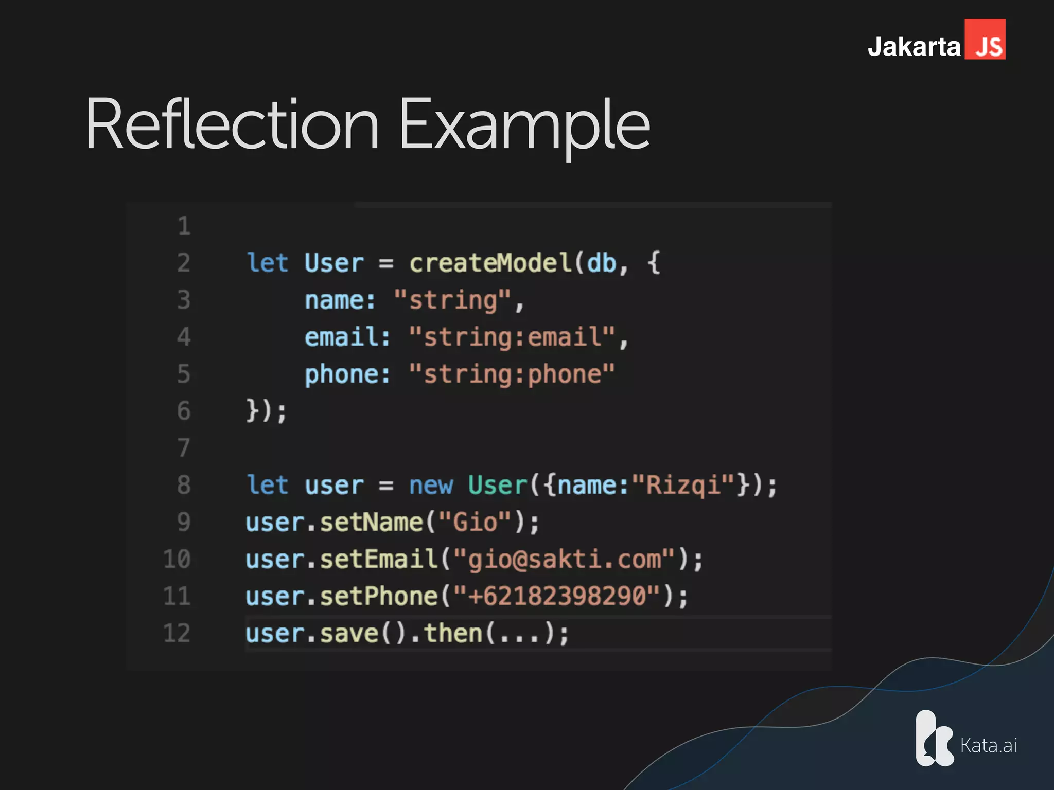 Jakarta
Reflection Example
 