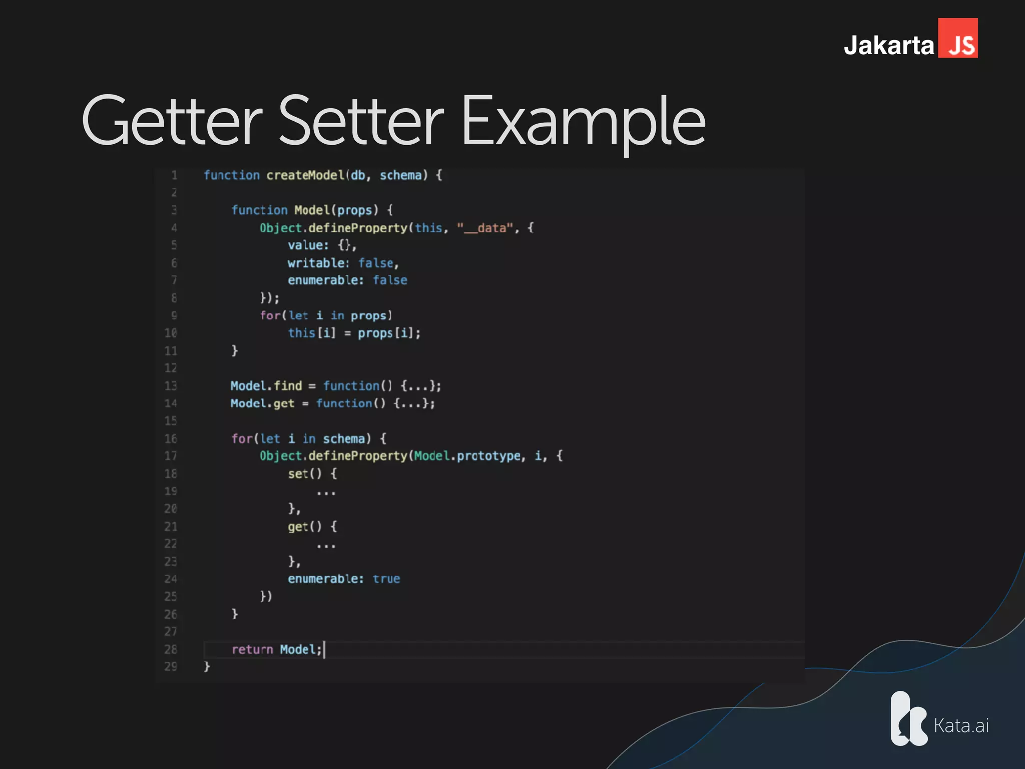 Jakarta
Getter Setter Example
 