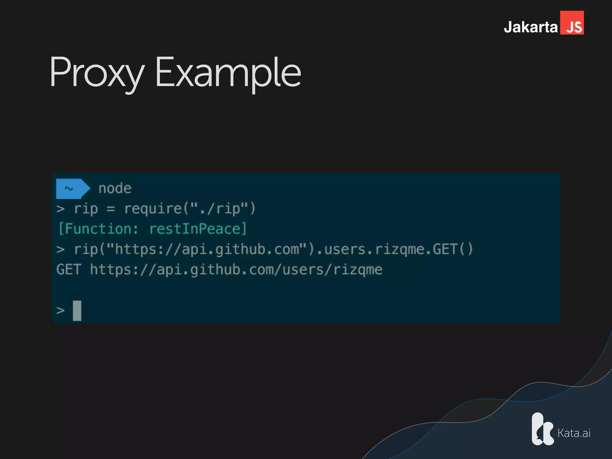 Jakarta
Proxy Example
 