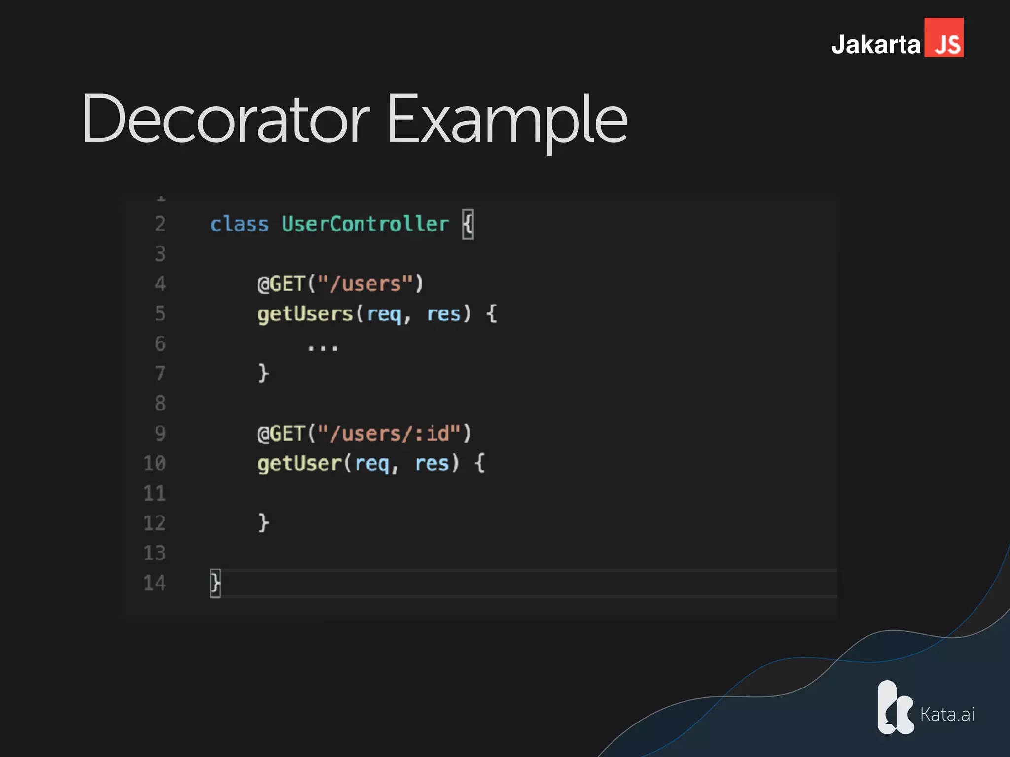 Jakarta
Decorator Example
 