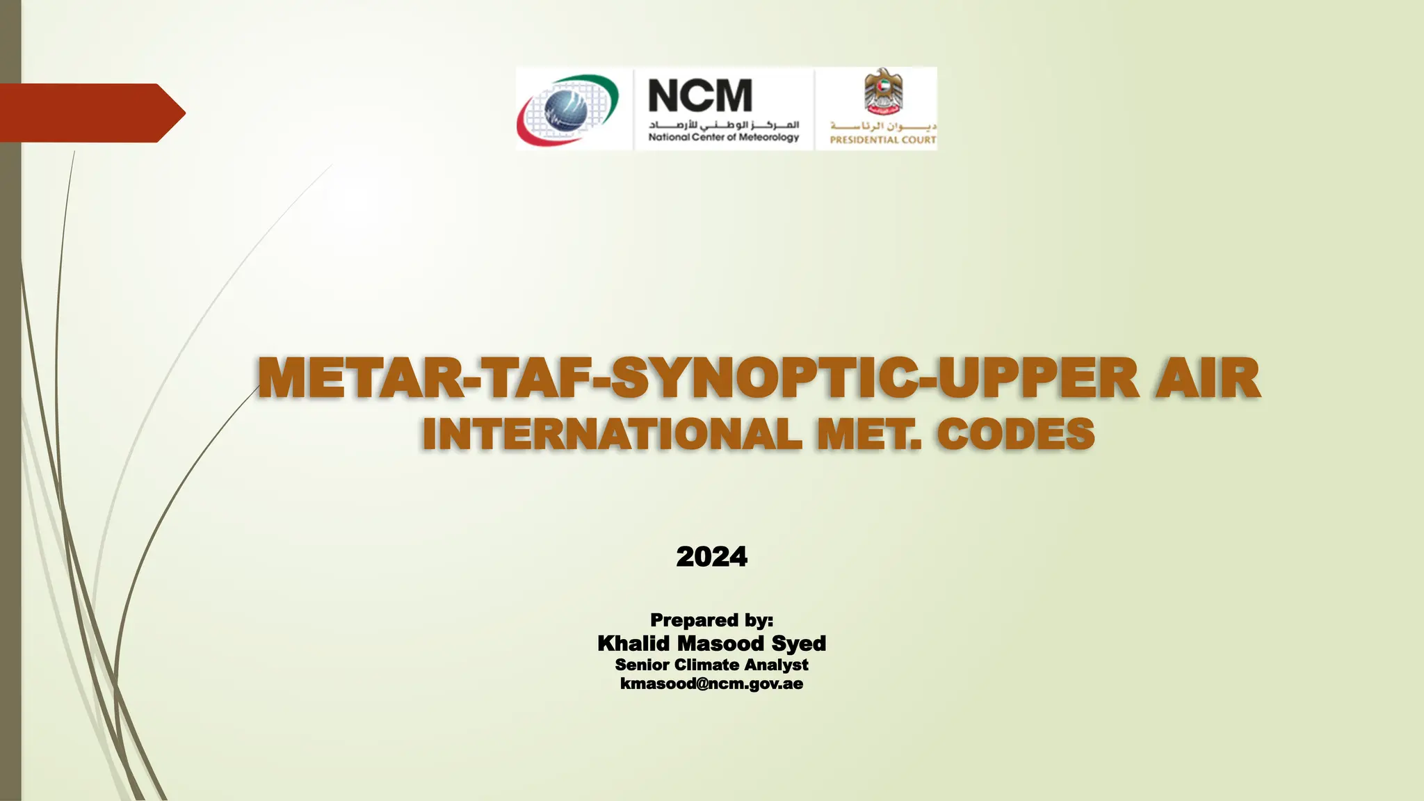 METAR-TAF-SYNOP-UPPER AIR CODES-2024.pptx