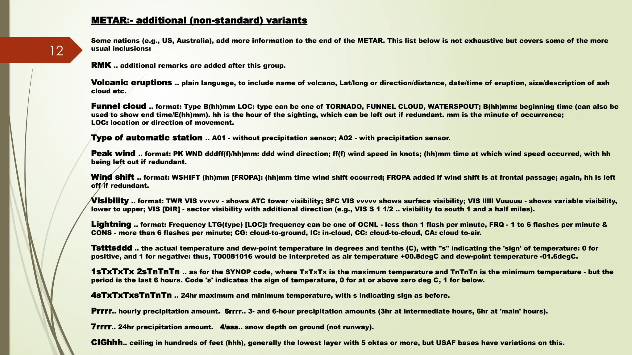 METAR-TAF-SYNOP-UPPER AIR CODES-2024.pptx