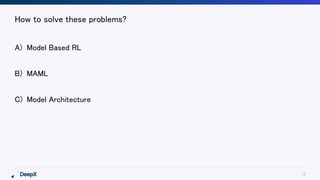 [DL輪読会]Meta Reinforcement Learning | PPT