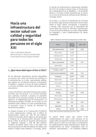 METAS DEL PERÚ AL BICENTENARIO 2021