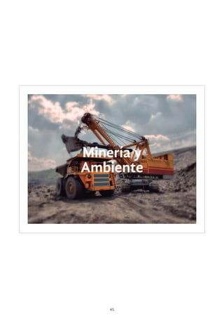 45
Minería y
Ambiente
 