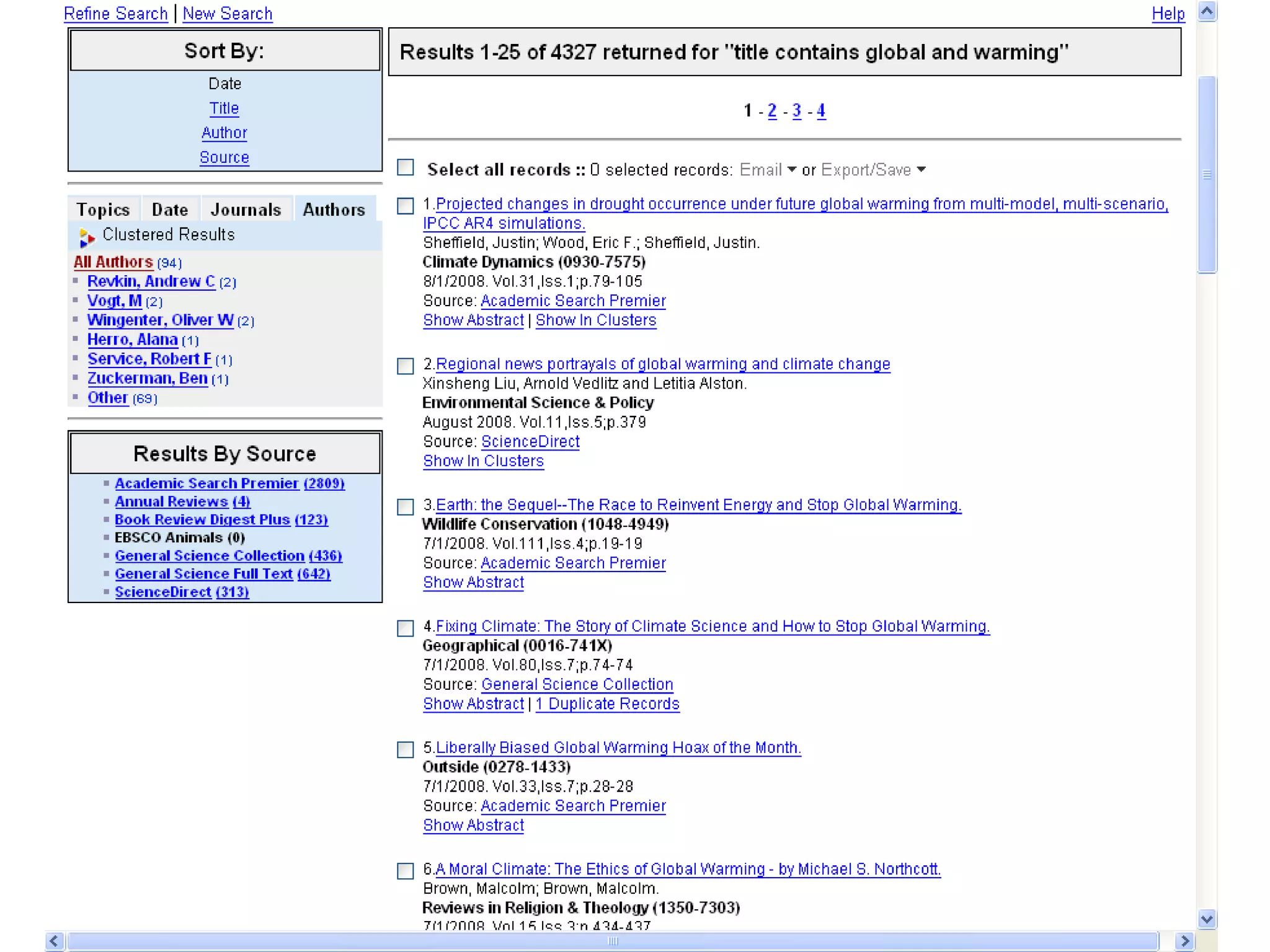 Isn’t it ironic?The search box dominates the opening screens, then disappears!