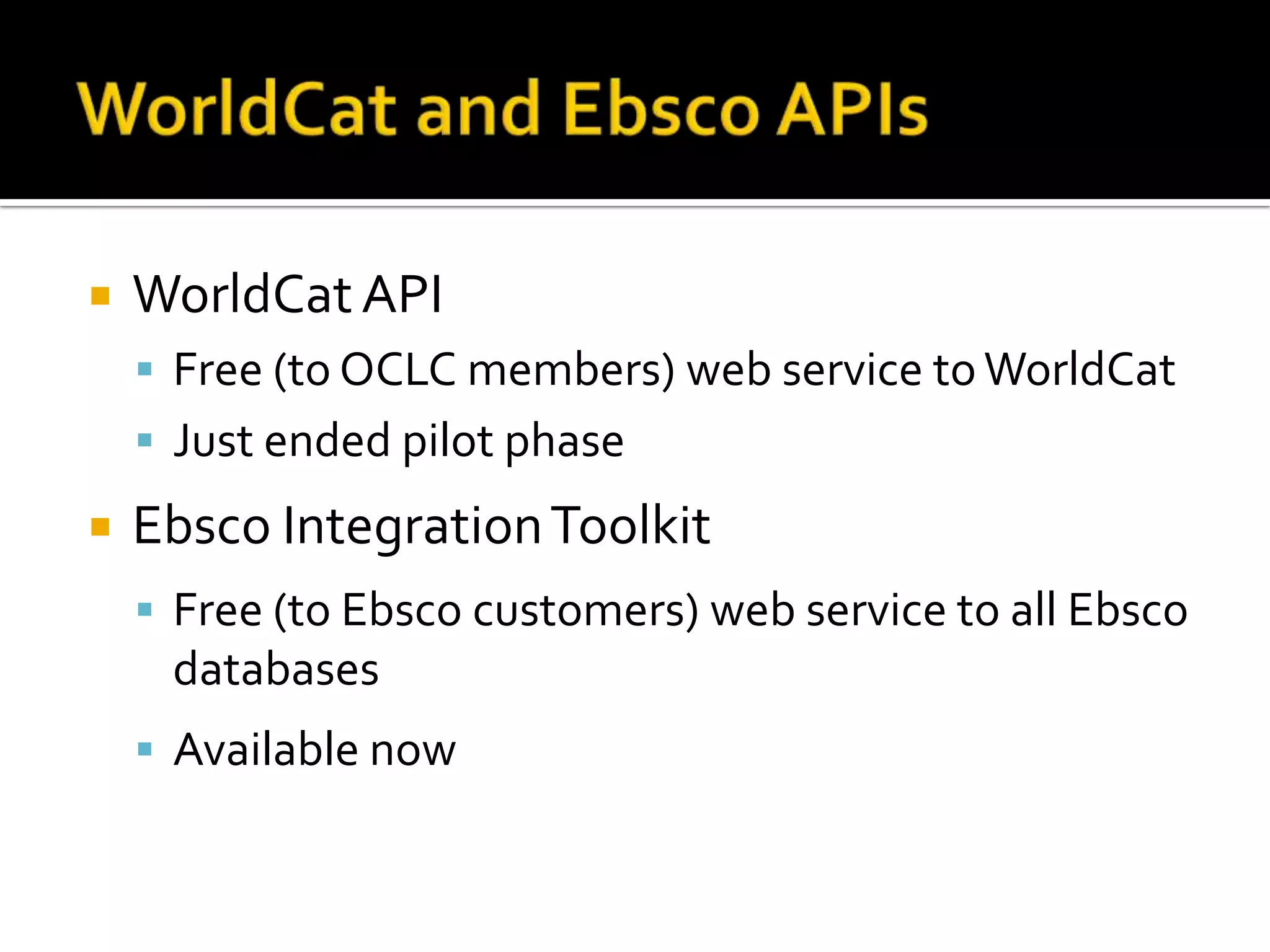 Not all targets are created equalMetasearch