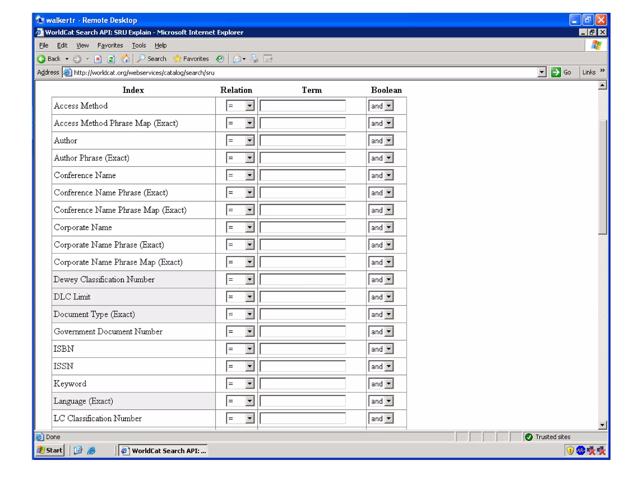 A-9 style Search Results PageCatalog(s)Acad SearchMetalib