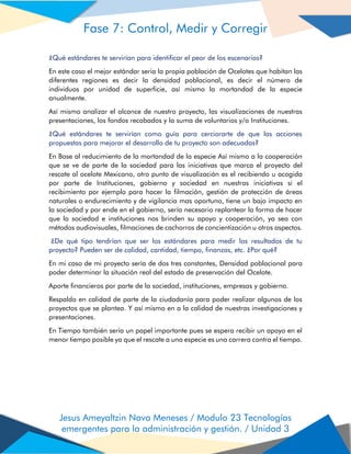 Metas o imposible, rescate al ocelote. | PDF