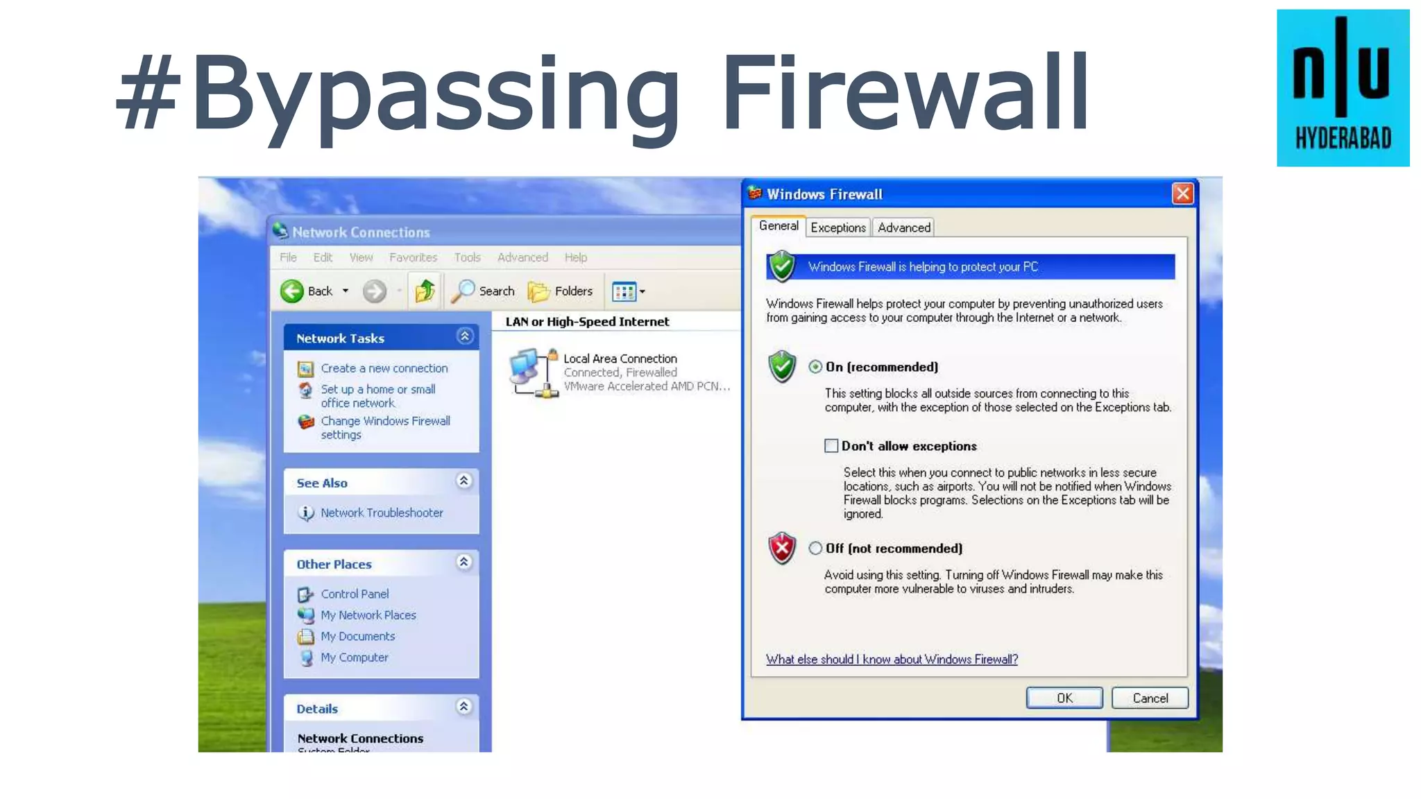 #Bypassing Firewall
 