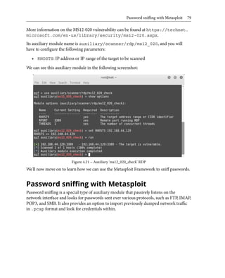 Metasploit Show Options Metasploit 5.0 for beginners 2nd edition | PDF