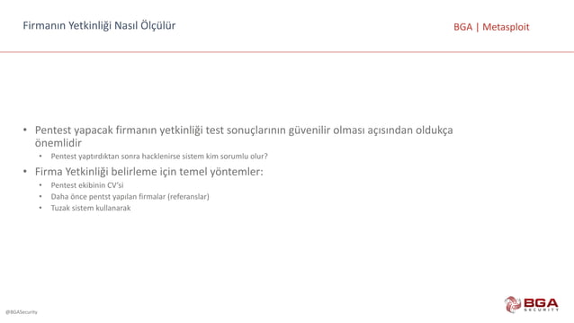 Metasploit Framework Eğitimi | PPT