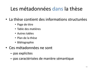 Vers un Web de métadonnéesRDF48