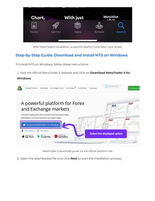 MetaTrader 5 (MT5) Download and Installation Guide | PDF
