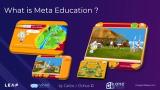 Information Classification: General
onegiantleap.com
by Carlos J. Ochoa ©
What is Meta Education ?
 