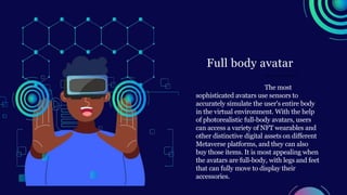 Metaverse avatar Development | PPT