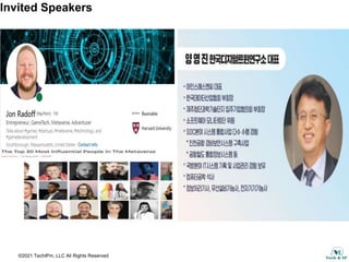 ©2021 TechIPm, LLC All Rights Reserved
Invited Speakers
 