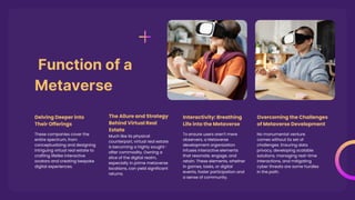 The Future of Digital Realms: Navigating the World of a Metaverse ...