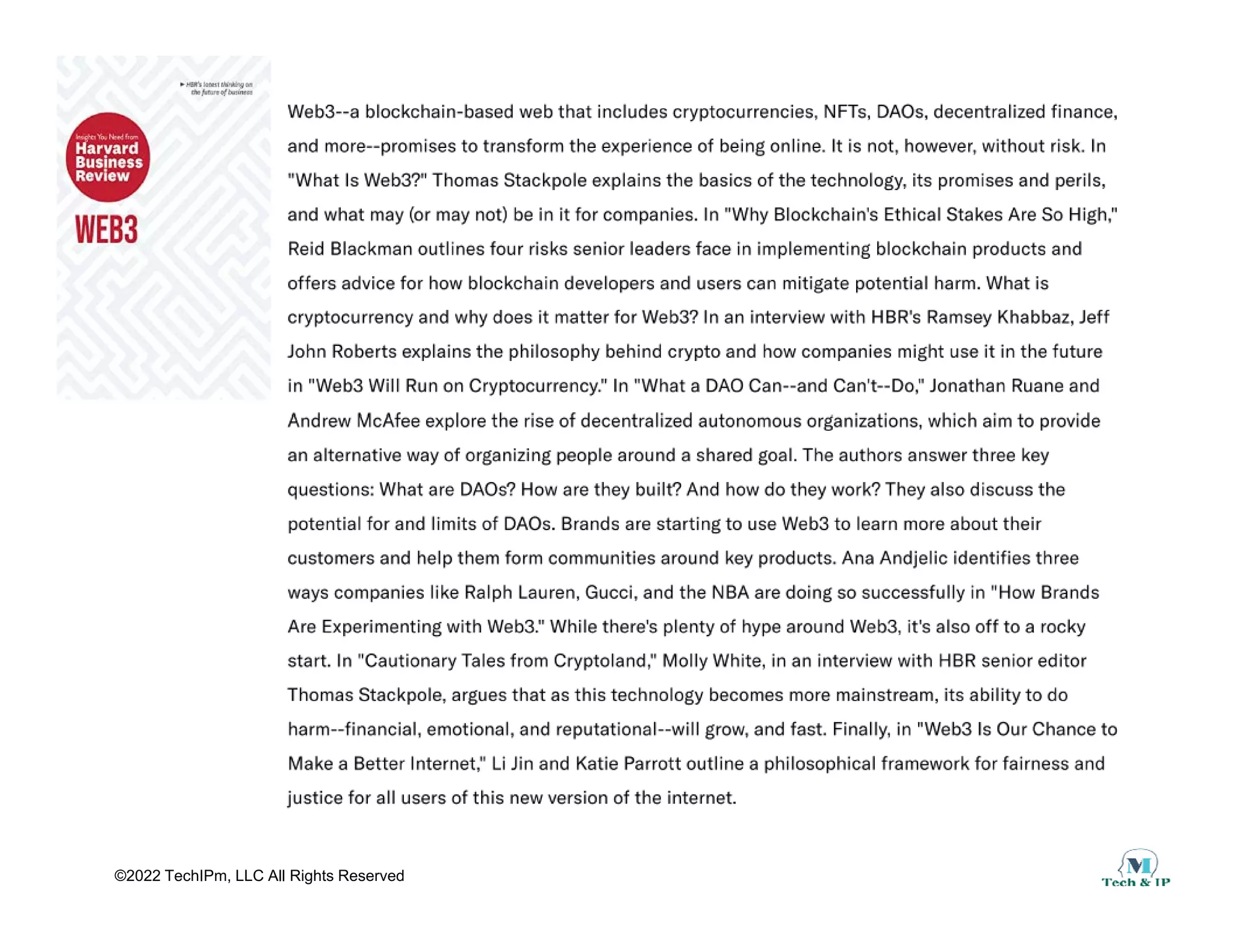 ©2022 TechIPm, LLC All Rights Reserved
 