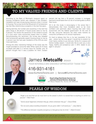 James Metcalfe's November Real Estate Update