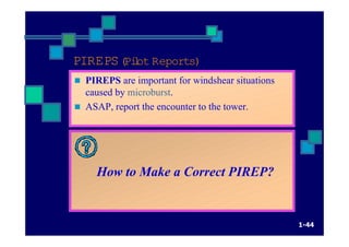 Graphical Pireps Comprehensive Guide to Low Altitude Windshear and Thunderstorm Hazards ...