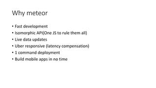 Meteor | PPTX | Technology & Computing
