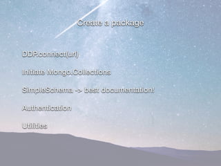 Creating a DDP API with Meteor | PDF