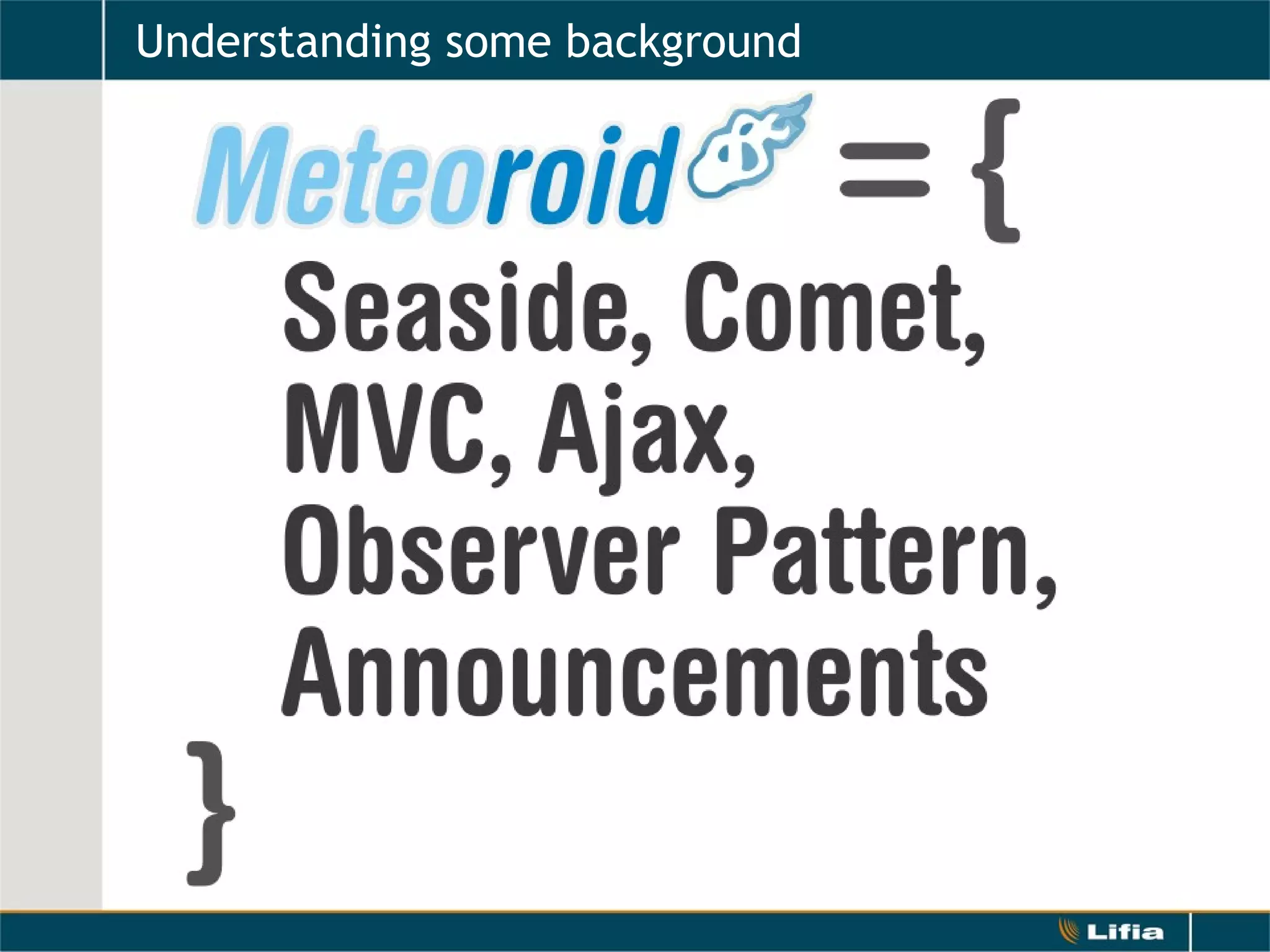 Understanding some background  