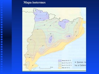 Mapa isotermes 