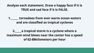 weather disturbances / tropical cyclone Style.pptx