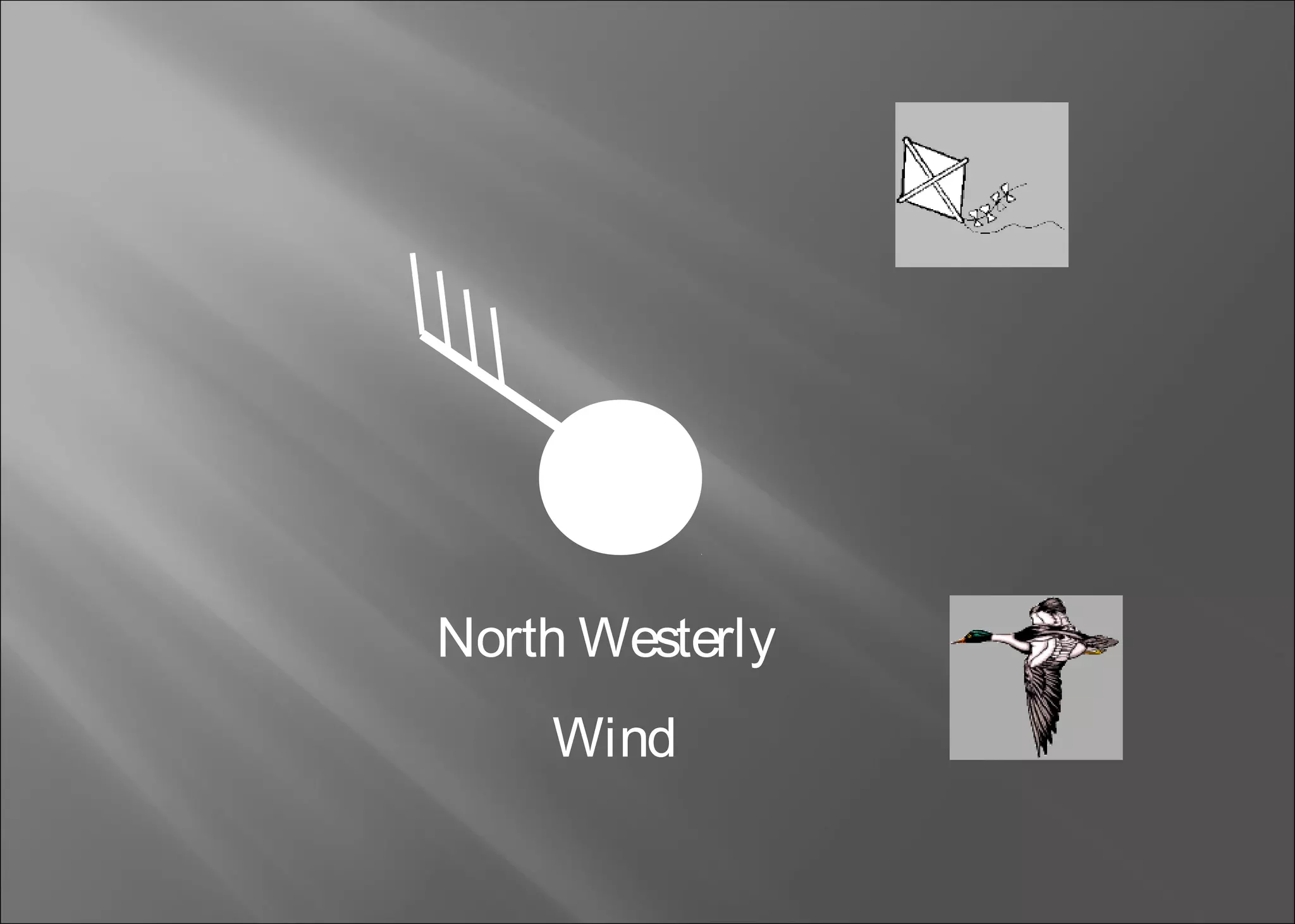 North Westerly
Wind

 