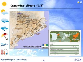 Catalonia’s climate (1/2) 