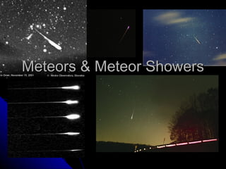 Meteors & Meteor ShowersMeteors & Meteor Showers
 