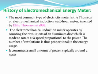 Classification of energy meter:
According to their Specification:
Energy Meter
Single phase Three phase and
three wire
Thr...