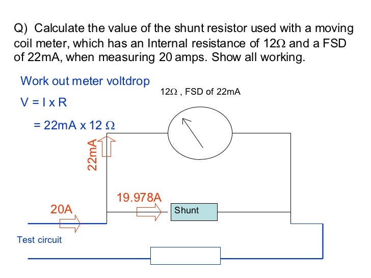 Meter Shunt (Ammeter)